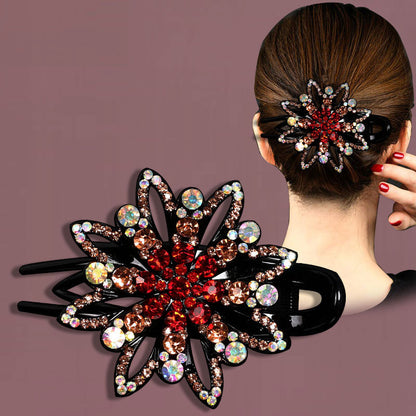 Gradual hair curling clips