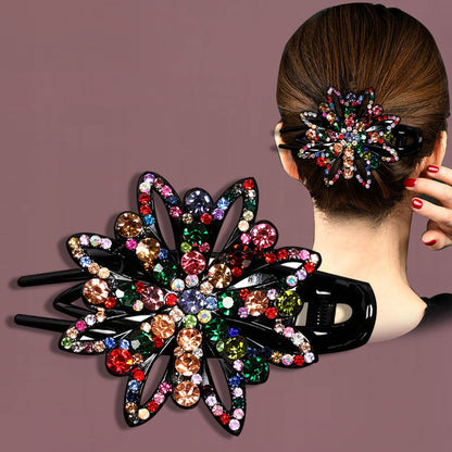Gradual hair curling clips