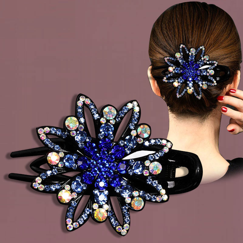 Gradual hair curling clips