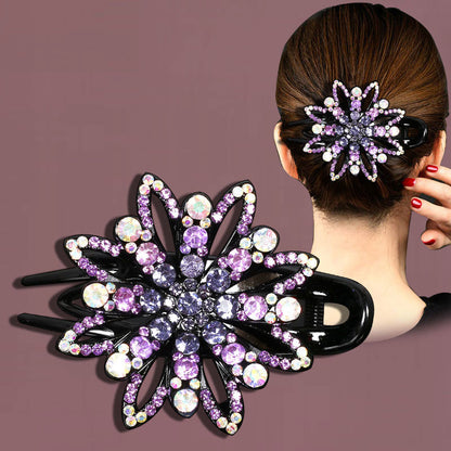 Gradual hair curling clips