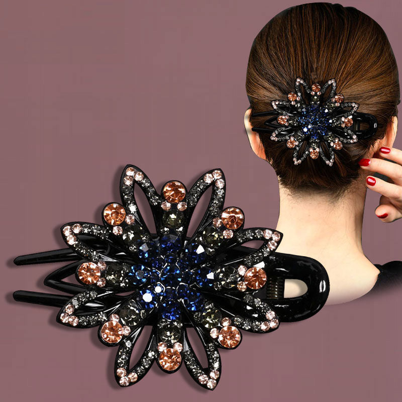 Gradual hair curling clips