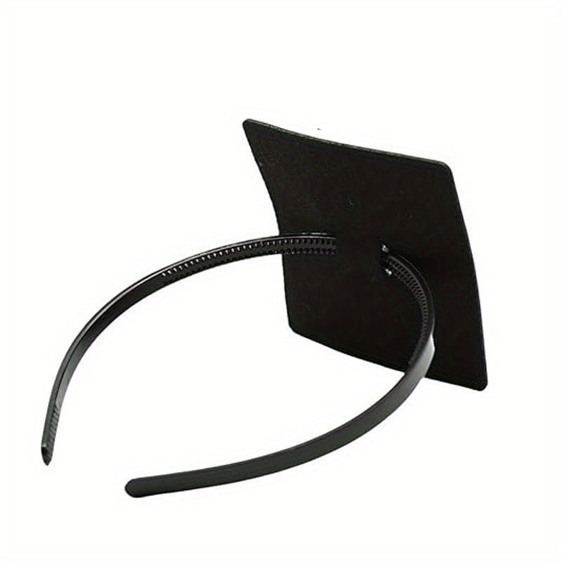 Graduation Cap Hair Hoop with Anti-Drop Design