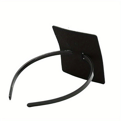 Graduation Cap Hair Hoop with Anti-Drop Design