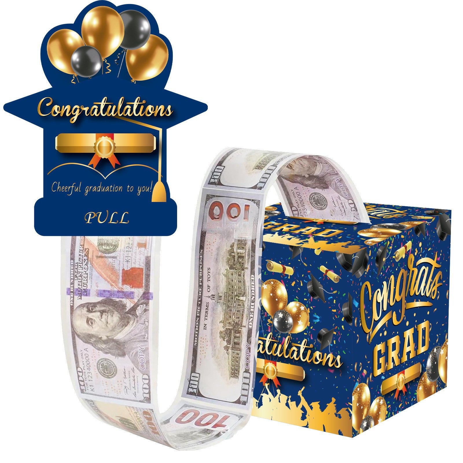 Graduation Money Folding Gift Box