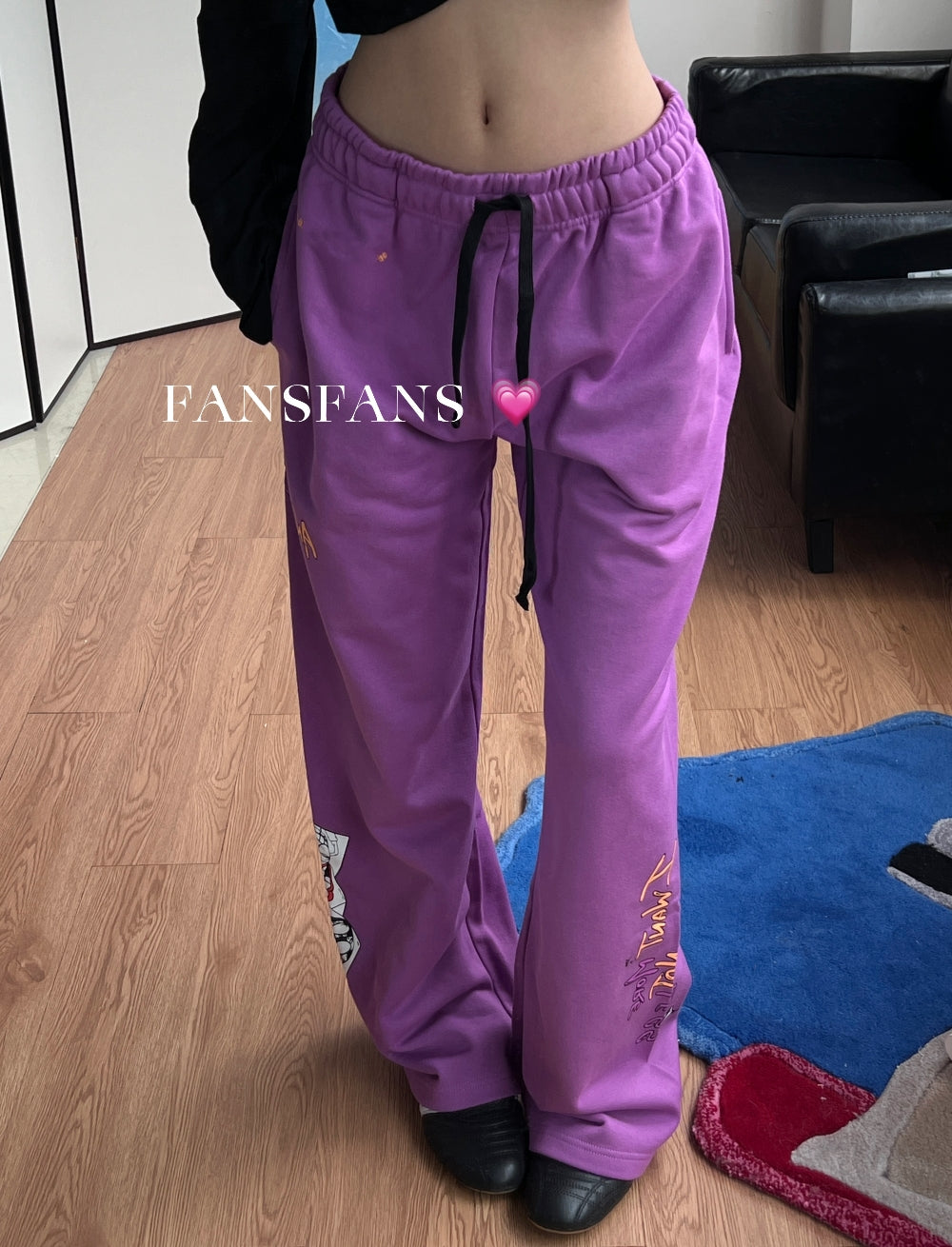Graffiti Cotton Polo Shirt Long Sleeve Tee Sweatshirt Hoodie Sweatpants Skirt