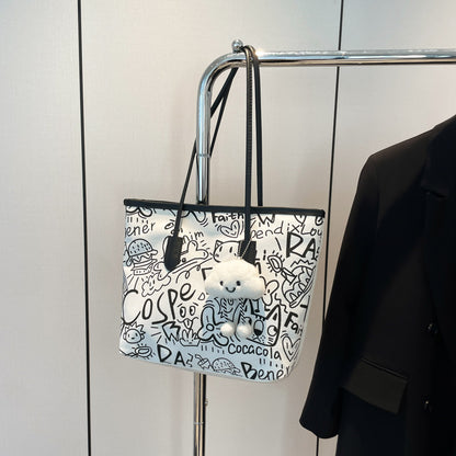Graffiti Design Large Capacity Tote Bag