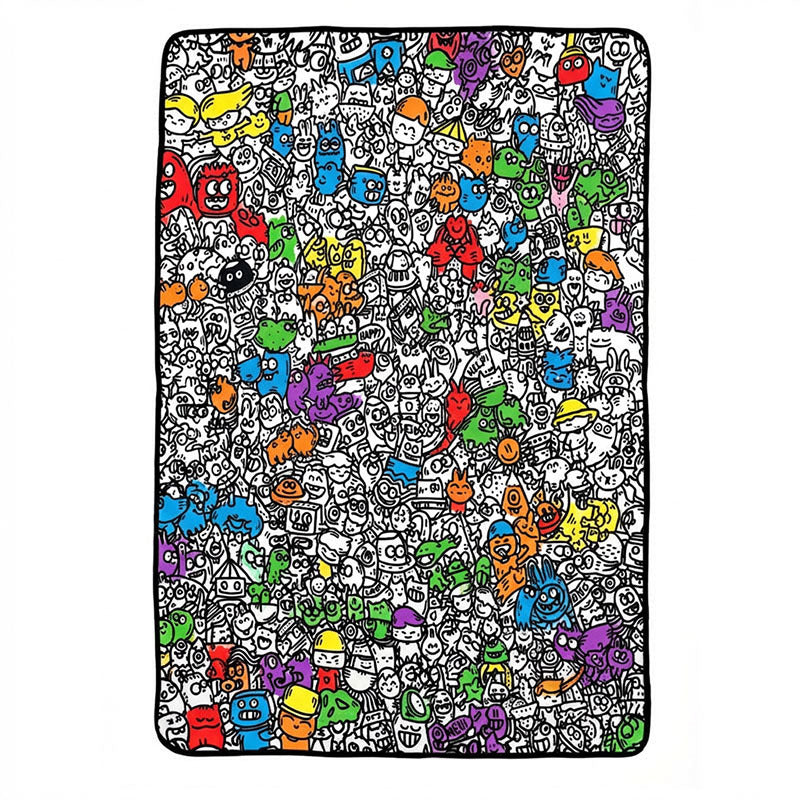 Graffiti Print Blanket