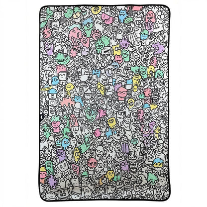 Graffiti Print Blanket