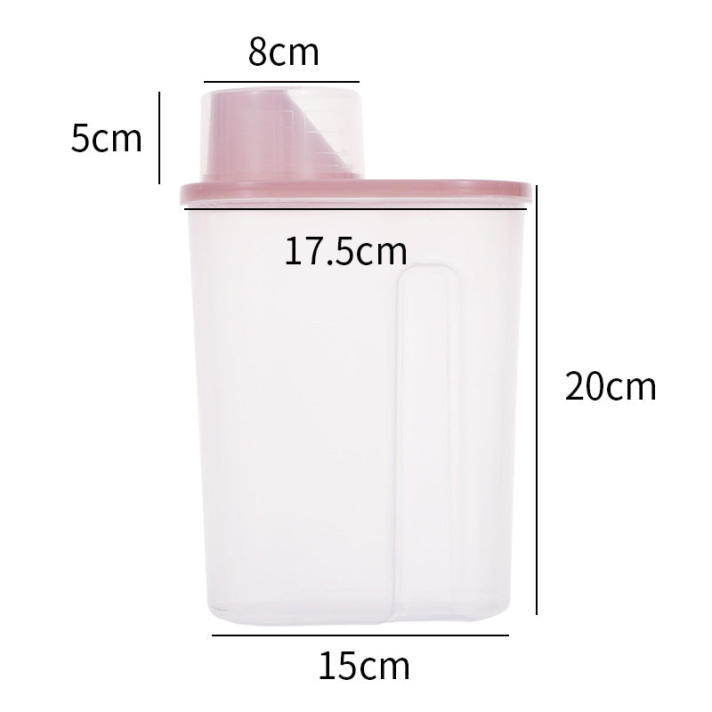 grains sealed jar