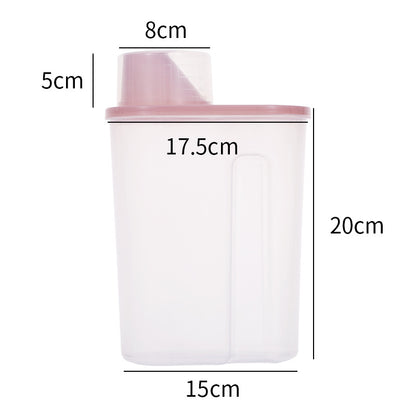 grains sealed jar