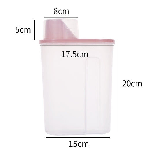 grains sealed jar