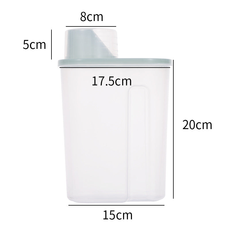 grains sealed jar