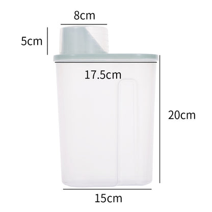 grains sealed jar