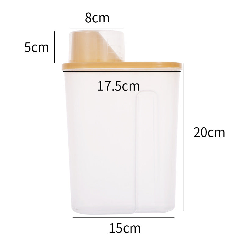 grains sealed jar