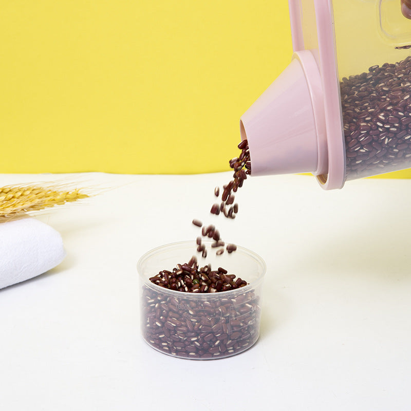 grains sealed jar
