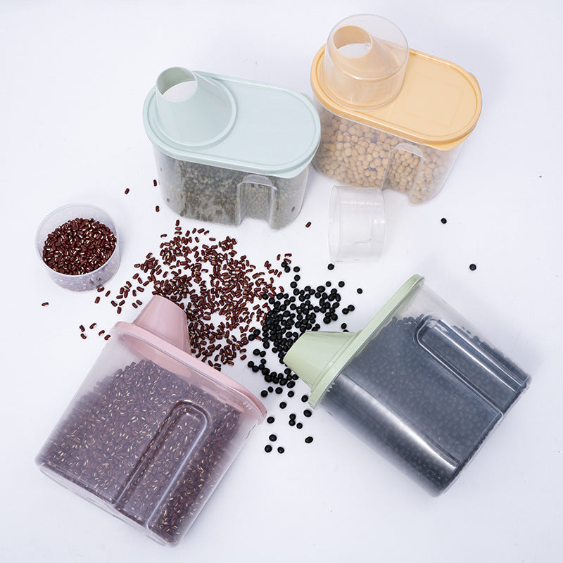 grains sealed jar