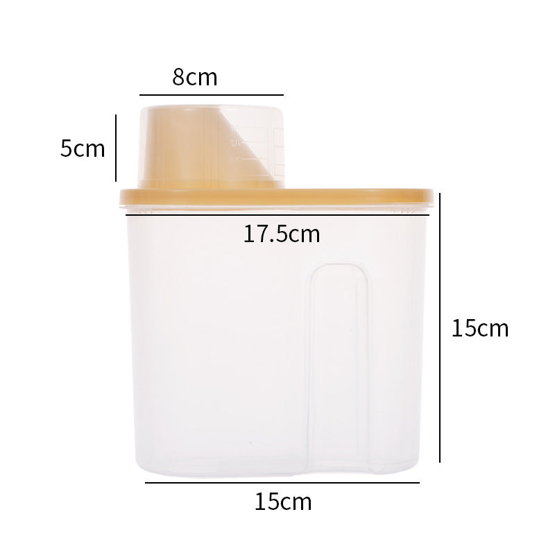 grains sealed jar