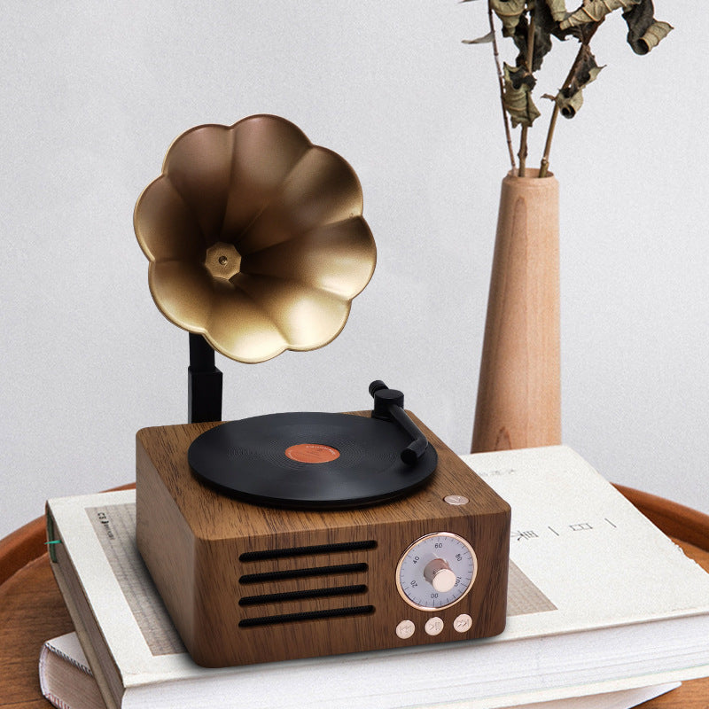 Gramophone Style Bluetooth Speaker