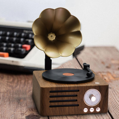 Gramophone Style Bluetooth Speaker