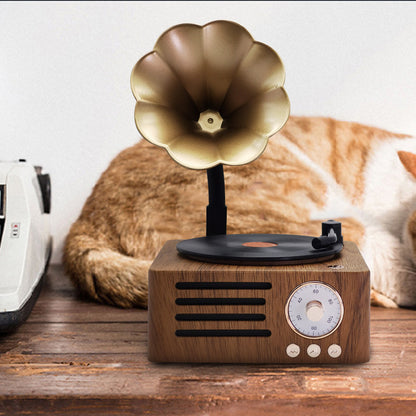 Gramophone Style Bluetooth Speaker