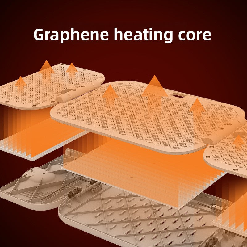 Graphene foot warmer