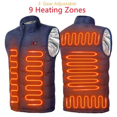 Black-dual control 9-zone heating