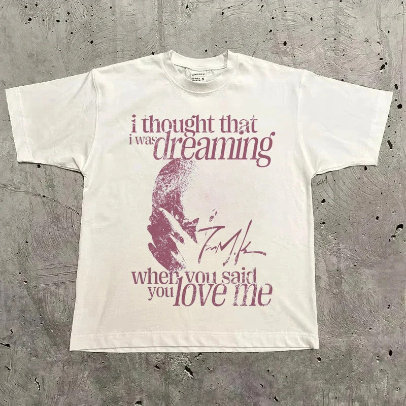Graphic Print Cotton T-Shirt