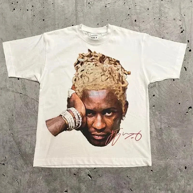 Graphic Print Cotton T-Shirt