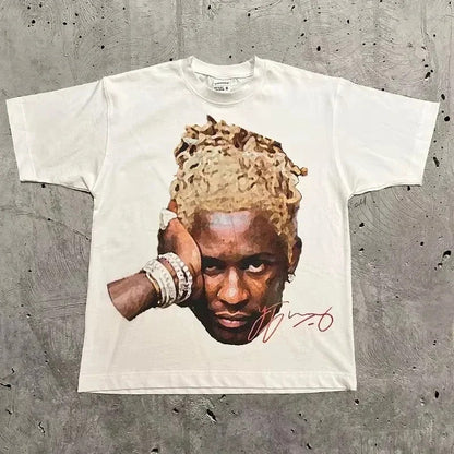 Graphic Print Cotton T-Shirt