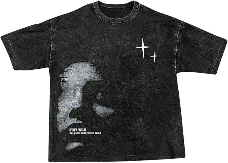 Graphic Print Cotton T-Shirt