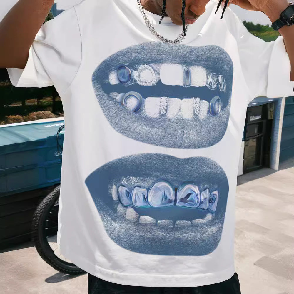 Graphic Print Cotton T-Shirt