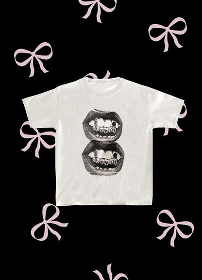 Graphic Print Cotton T-Shirt