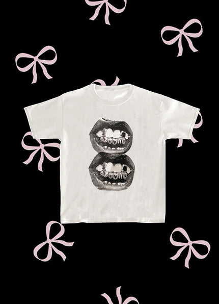 Graphic Print Cotton T-Shirt