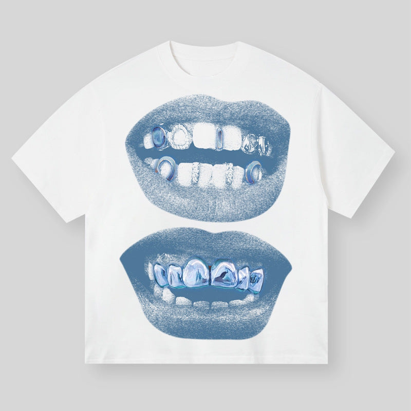 Graphic Print Cotton T-Shirt