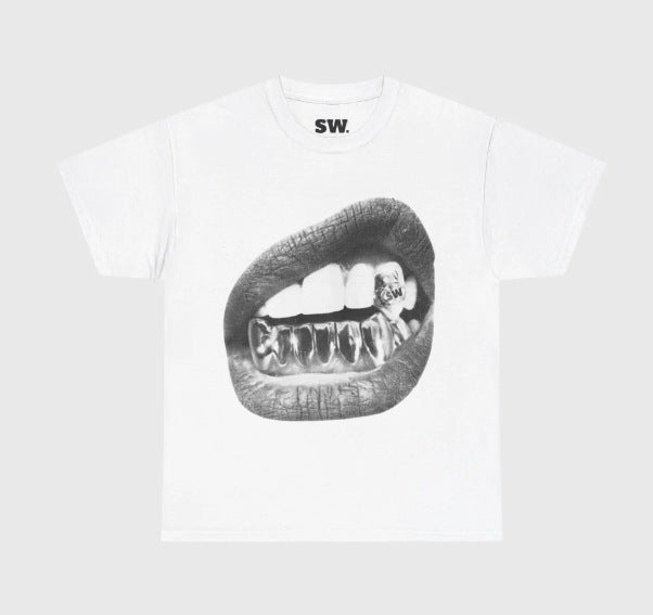 Graphic Print Cotton T-Shirt