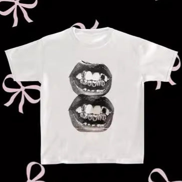 Graphic Print Cotton T-Shirt