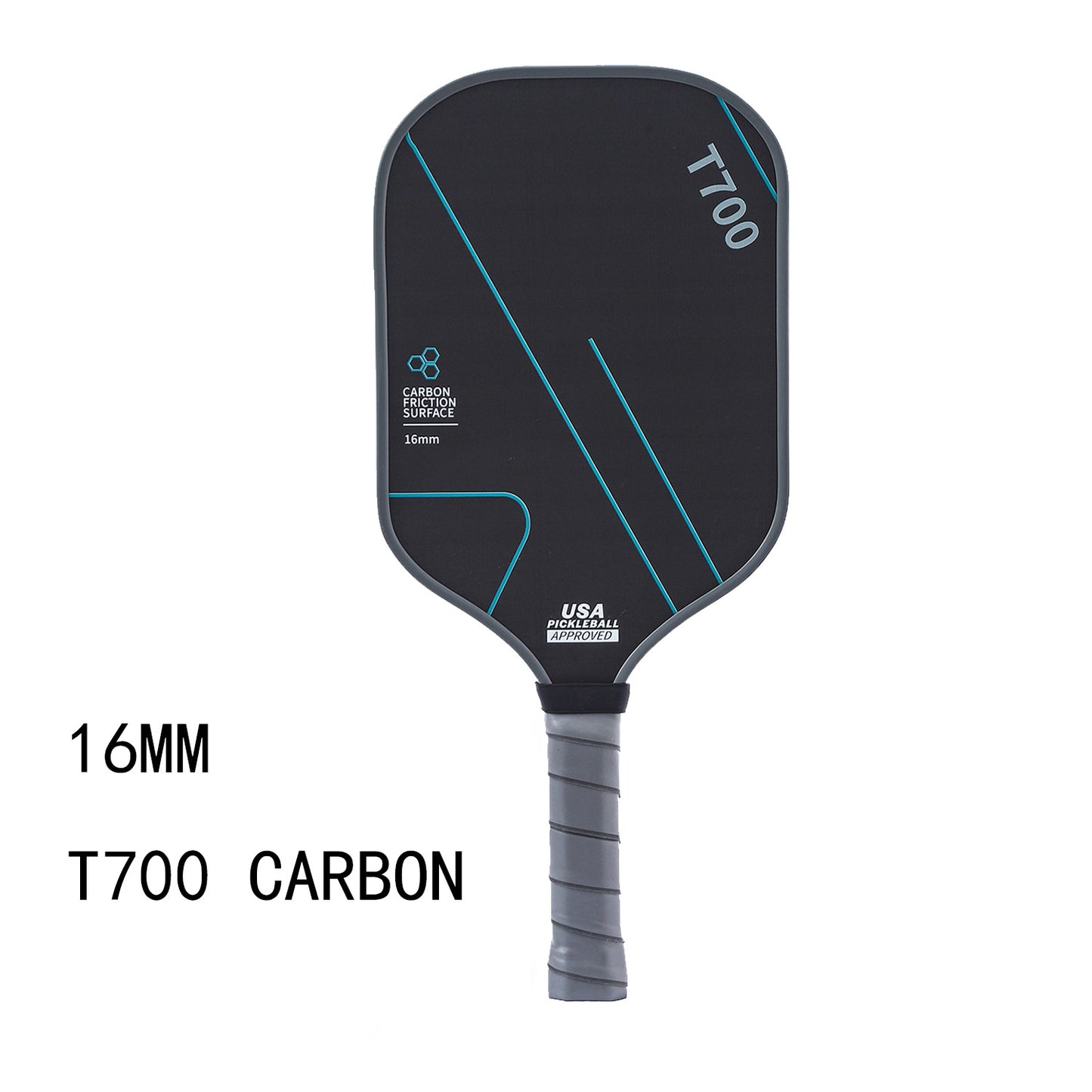 Graphite Pickleball Paddle Textured Surface Sports Racket