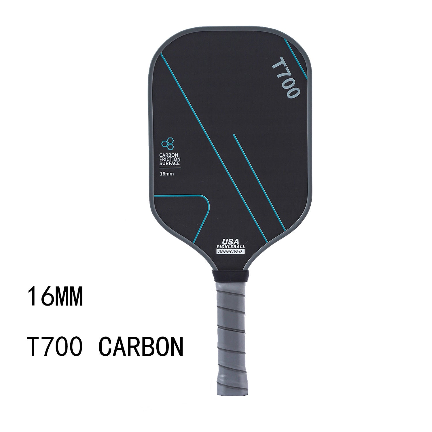 Graphite Pickleball Paddle Textured Surface Sports Racket