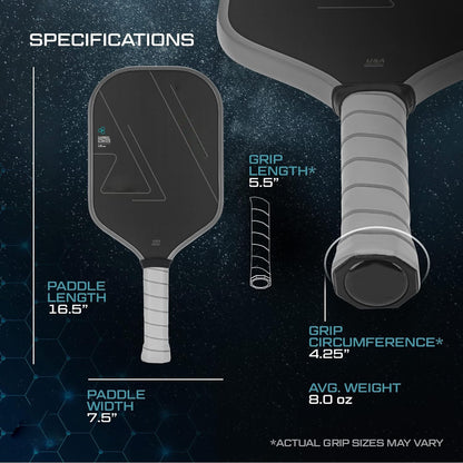 Graphite Pickleball Paddle Textured Surface Sports Racket