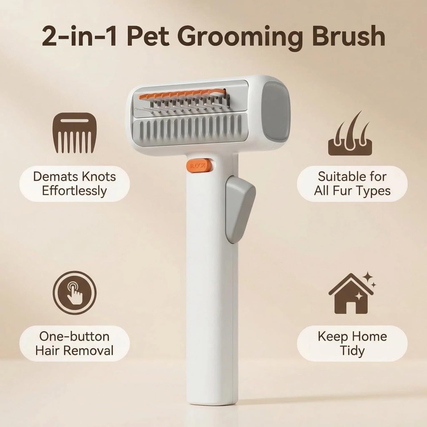 Gravity Detangling Comb for Pets