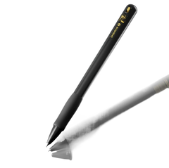 WS108 Black Gel Pen White Barrel