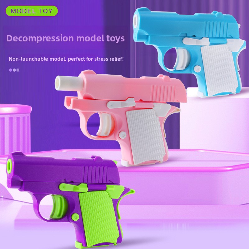 Gravity-Powered 1911 Toy Carrot Gun