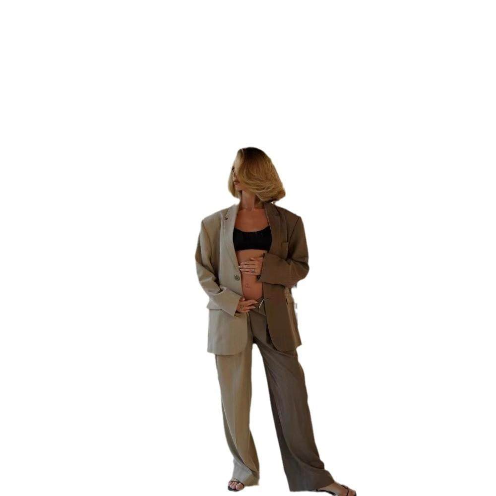 Gray two-tone suit jacket