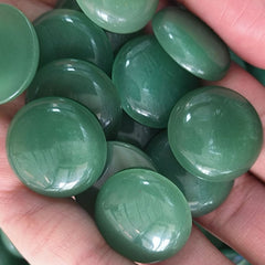 Natural green aventurine