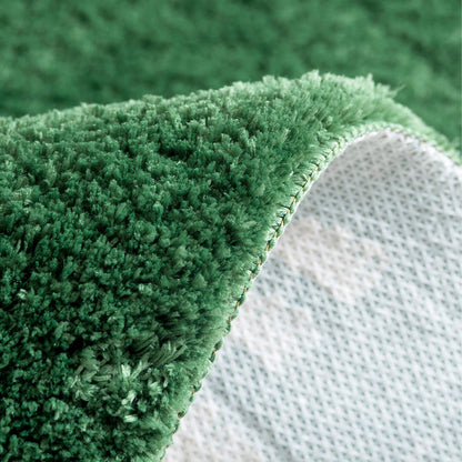 Green Letter Flocking Carpet