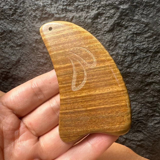 Green sandalwood scraping board