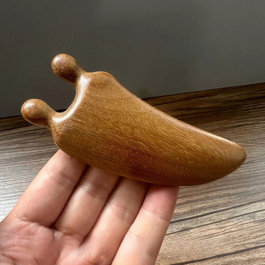 Green sandalwood scraping board