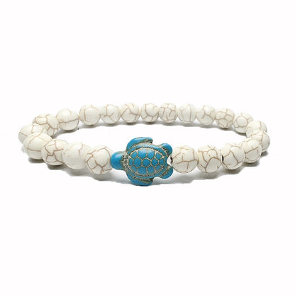 Green turquoise elastic bracelet