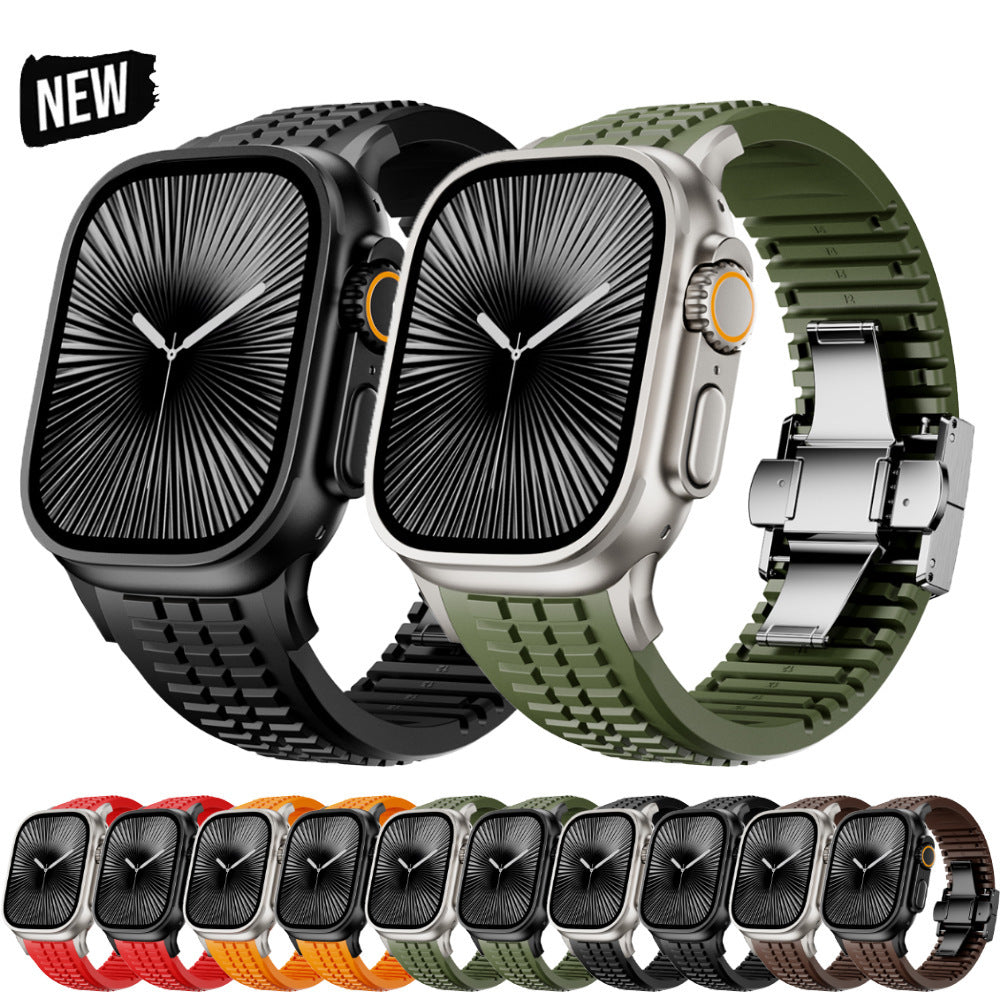 Grenade Texture Silicone Band