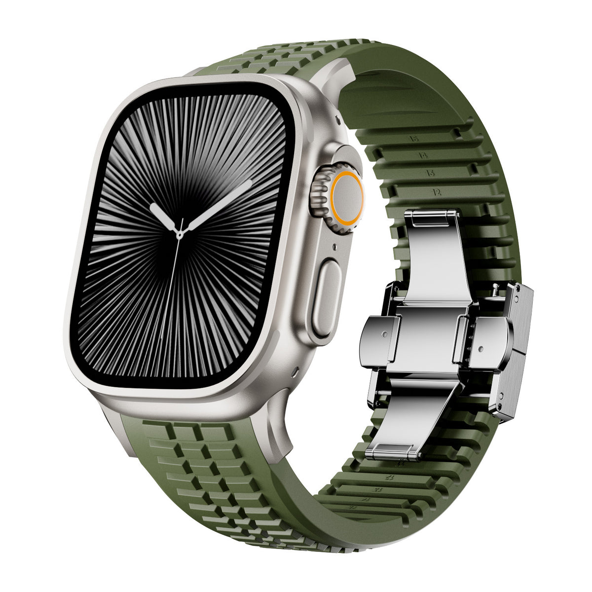 Grenade Texture Silicone Band